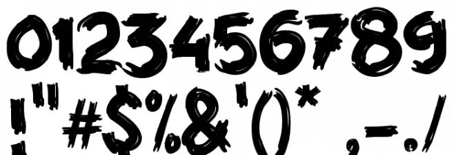 Arang Font OTHER CHARS