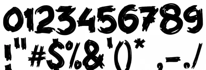 Arang Font OTHER CHARS