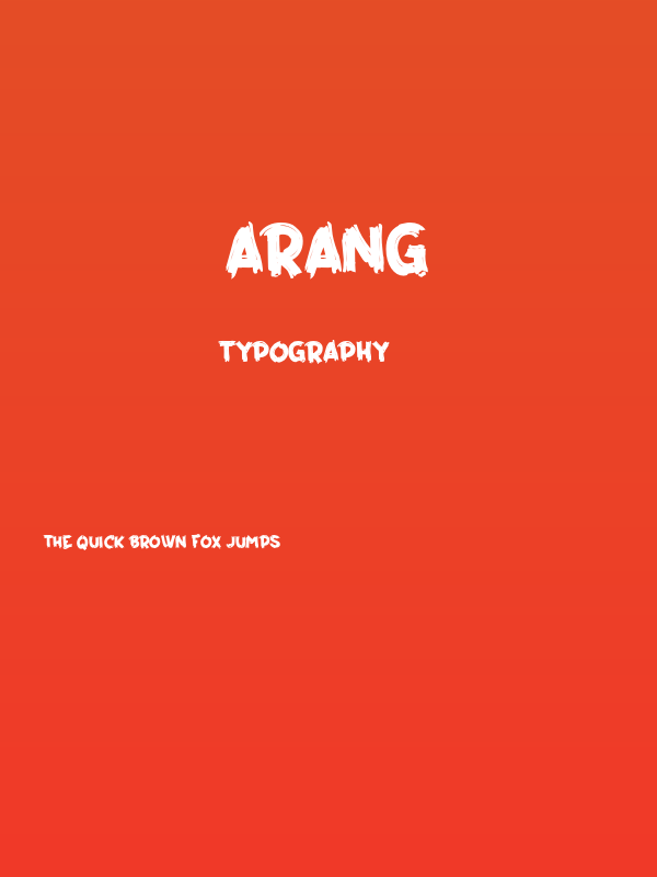 Arang Poster