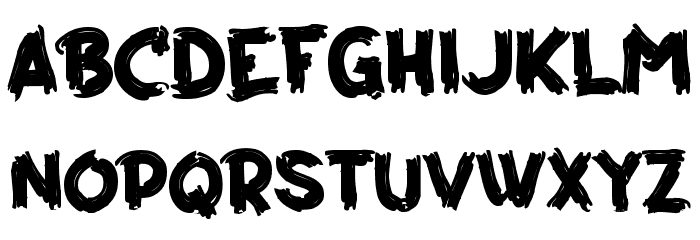 Arang Font LOWERCASE