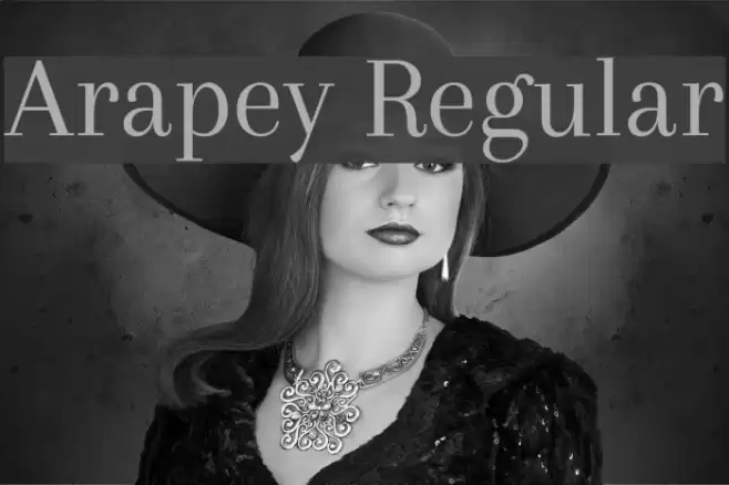 Arapey Regular Font examples