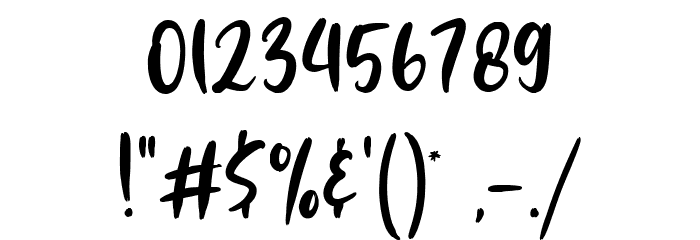 Arastela Font OTHER CHARS