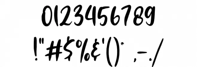 Arastela Font OTHER CHARS