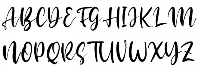 Arastela Schriftart Groß