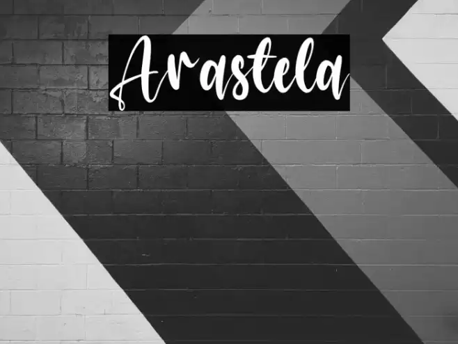 Arastela Font examples
