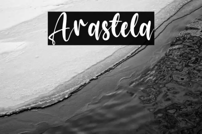 Arastela Font examples