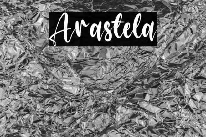 Arastela Font examples