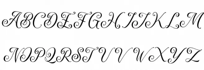 Arastin Script FREE DEMO Regular 字体 大写