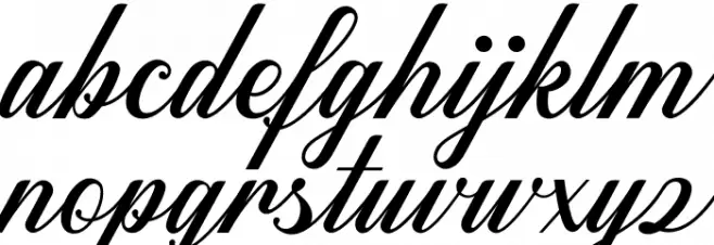 Arastin Script FREE DEMO Regular फ़ॉन्ट लोअरकेस