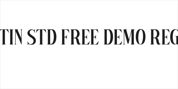 Arastin Std FREE DEMO Regular Logo