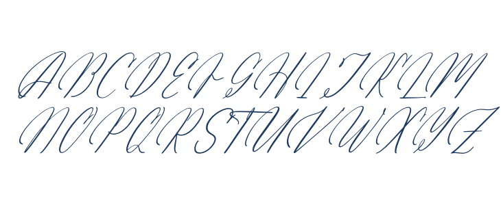 Arathevil Bontegliar DEMO VERSI Italic Uppercase