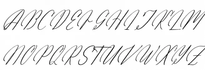 Arathevil Bontegliar DEMO VERSI Italic Caratteri MAIUSCOLE