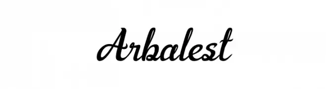 Arbalest  les polices de caractères gratuit tlcharger
