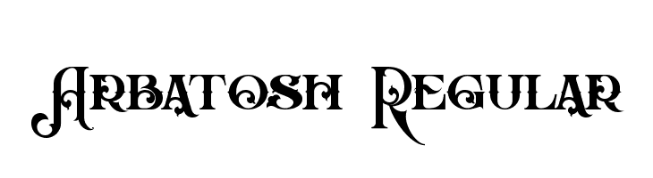 Arbatosh Regular  免费字体下载
