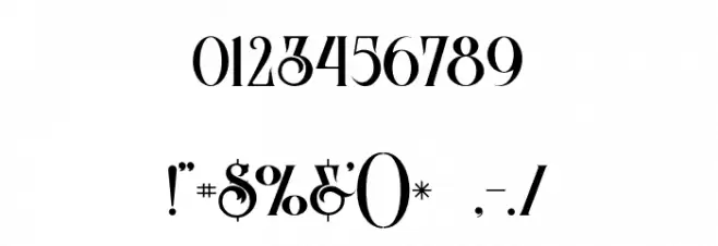Arbatosh Regular Font OTHER CHARS