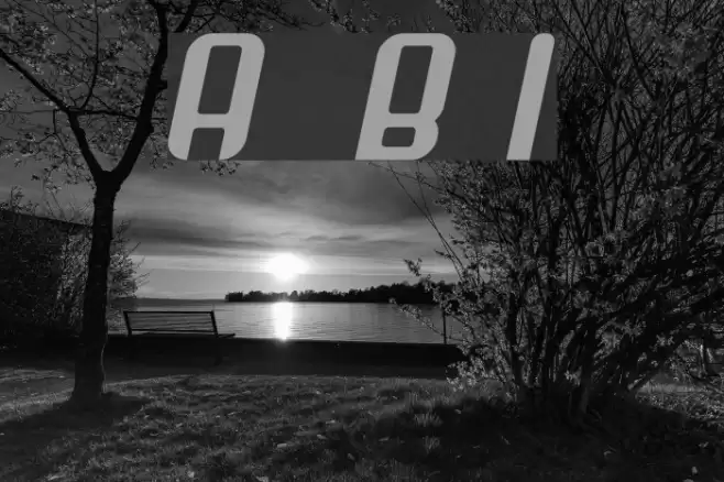 Arbeka  Bold Italic Font examples