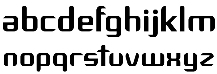 Arbeka Bold Font LOWERCASE