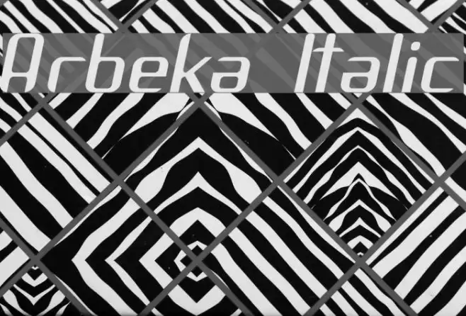Arbeka  Italic Example 1