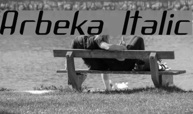 Arbeka  Italic Example 2