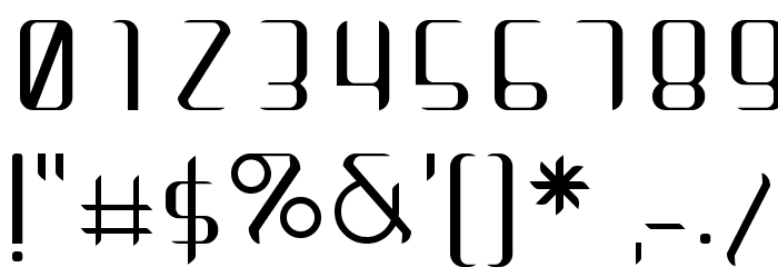 Arbeka Light Font OTHER CHARS