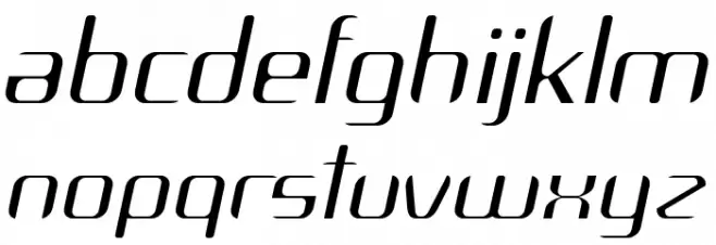 Arbeka LightItalic फ़ॉन्ट लोअरकेस
