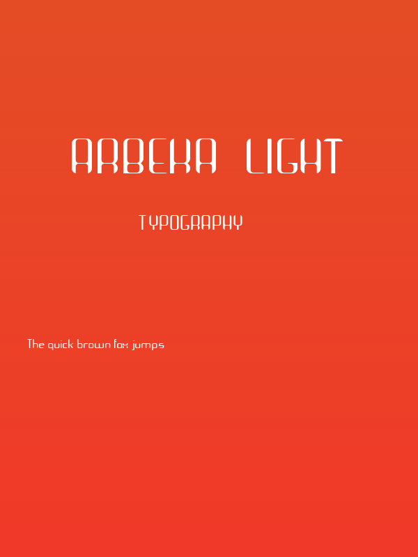 Arbeka  Light Poster