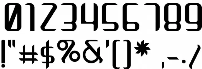 Arbeka Font OTHER CHARS