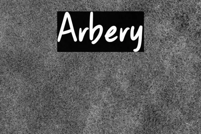 Arbery Font examples