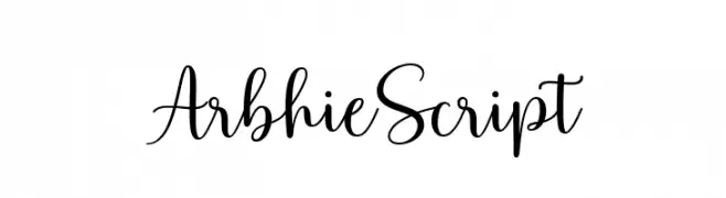 ArbhieScript  Fuentes Gratis Descargar