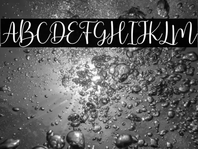 ArbhieScript Font examples