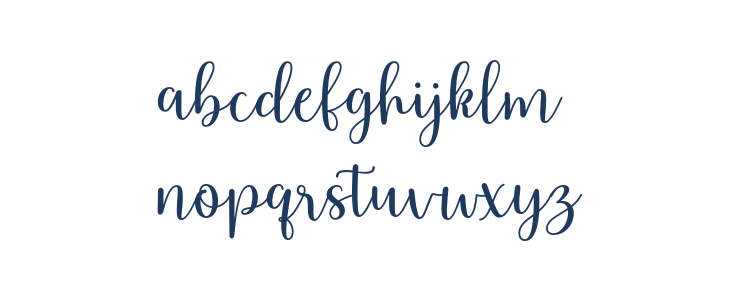 ArbhieScript Lowercase