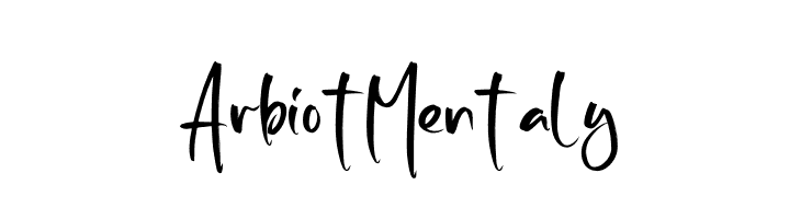 Arbiot Mentaly  नि: शुल्क फ़ॉन्ट्स डाउनलोड