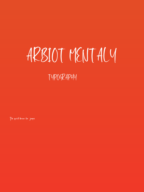 Arbiot Mentaly Poster