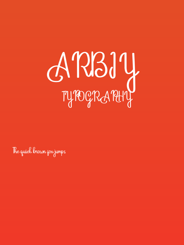 Arbiy Poster