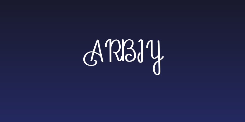Arbiy Social Header