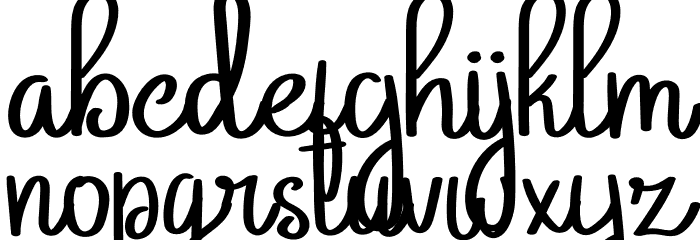 Arbiy Font LOWERCASE