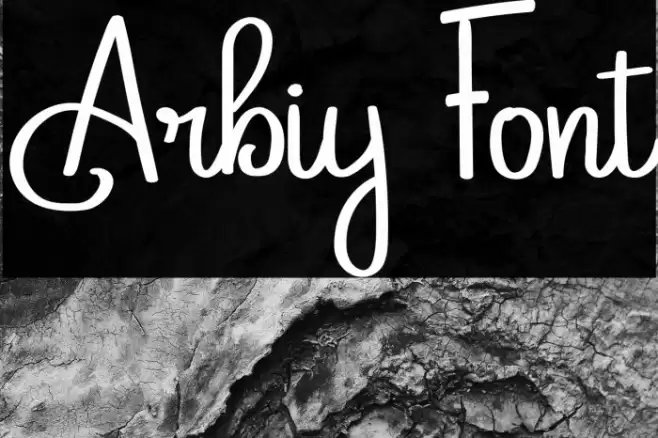 Arbiy Font examples