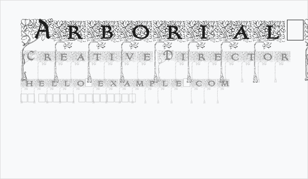 Arborial_Initials Business Card