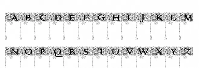 Arborial_Initials फ़ॉन्ट लोअरकेस