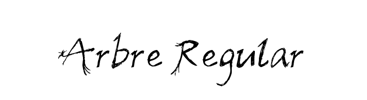 Arbre Regular  免费字体下载