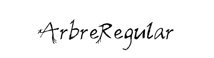 Arbre Regular Font