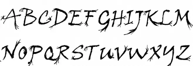 Arbre Regular 字体 大写