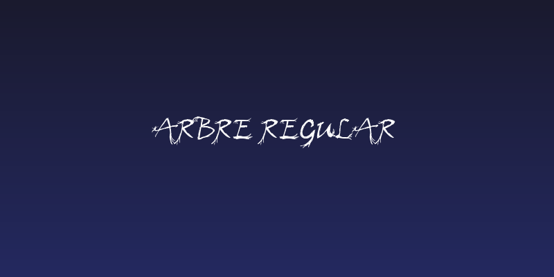 Arbre Regular Social Header