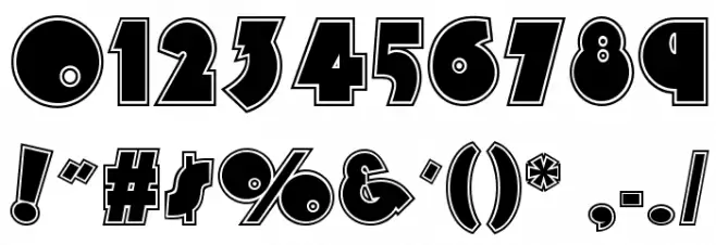 Arbuckle Inline NF Font OTHER CHARS