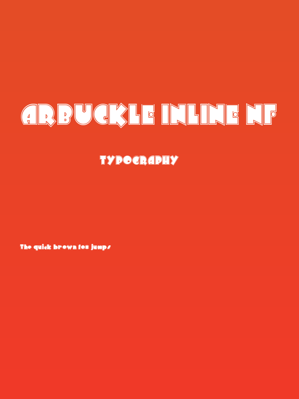 Arbuckle Inline NF Poster