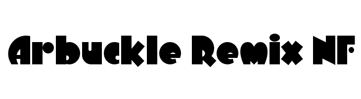 Arbuckle Remix NF Font