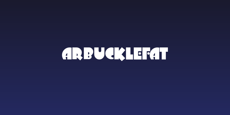 ArbuckleFat Social Header
