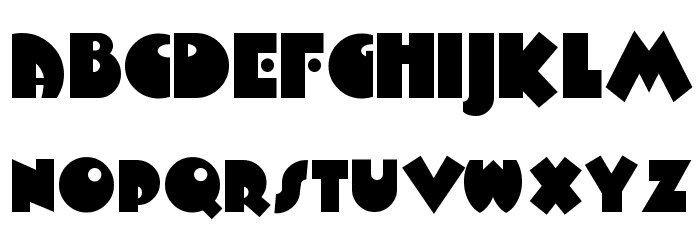 ArbuckleFat Font LOWERCASE