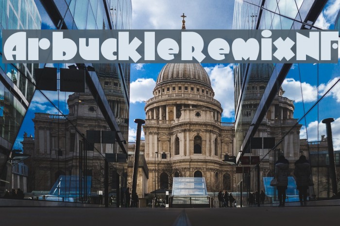 ArbuckleRemixNF Font examples