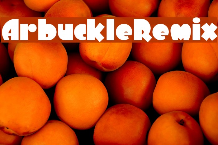 ArbuckleRemix Font examples